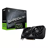 MSI RTX 5070 Shadow 2X OC 12GB GDDR7 Graphics Card – Dual Fan | 4K Support | OC Edition