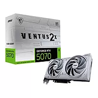 MSI RTX 5070 Ventus 2X OC White 12GB GDDR7 Graphics Card – Dual Fan | 4K Support