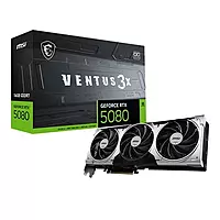 MSI RTX 5080 Ventus 3X OC Plus 16GB GDDR7 Graphics Card – Triple Fan | 4K Support