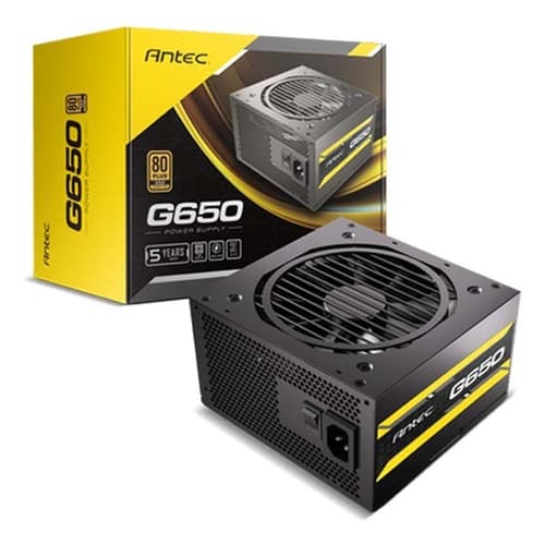 Antec G650 Gold 650W Semi-Modular SMPS – 80 Plus Gold 4 PCIe Connectors 5 Years Warranty