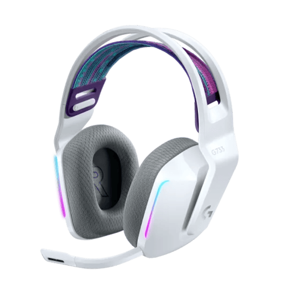 Logitech Lightspeed Wireless Gaming Over-Ear Headphones G 733 ( White ) Logitech Lightspeed Wireless Gaming Over-Ear Headphones G 733 ( White )