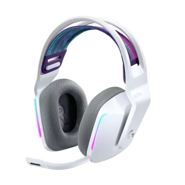 Logitech Lightspeed Wireless Gaming Over-Ear Headphones G 733 ( White )
