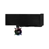 Lian Li Hydroshift II LCD-C 360N CPU Liquid Cooler – 360mm AIO | Fan-Less Pump Block