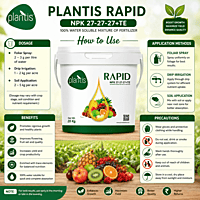 PLANTIS RAPID – NPK 27:27:27 + TE Suspension Fertilizer | Vetrivel Agro Services