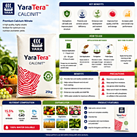 YARA YaraTera CALCINIT (15.5-0-0 + 19% Calcium) | Vetrivel Agro Services