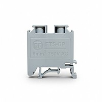 6 mm² Grey Polyamide Terminal Block (32 Amp)|FTS-6P