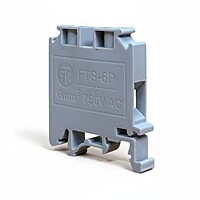 6 mm² Grey Polyamide Terminal Block (32 Amp)|FTS-6P