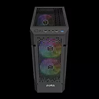 Gamdias GC7 ARGB ATX Mid Tower Case – Tempered Glass | 3 Fans | USB 3.0 | Black