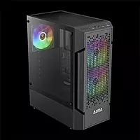 Gamdias GC7 ARGB ATX Mid Tower Case – Tempered Glass | 3 Fans | USB 3.0 | Black