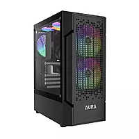 Gamdias GC7 ARGB ATX Mid Tower Case – Tempered Glass | 3 Fans | USB 3.0 | Black