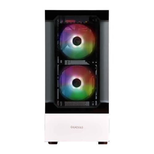 Gamdias Talos E3 WH ARGB ATX Mid Tower Case – High Airflow 360mm Radiator White