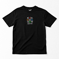 Game Over Black Cotton T-Shirt