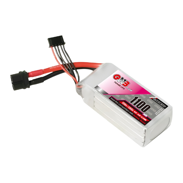 GAONENG GNB 4S 1100mAh 130C Battery Label Showing Voltage and Capacity GAONENG GNB 4S 1100mAh 130C Battery Label Showing Voltage and Capacity