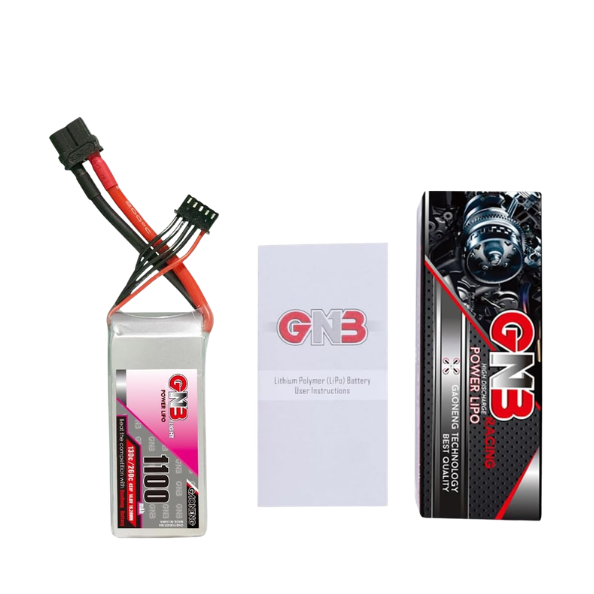 GAONENG GNB 4S 1100mAh LiPo Battery Dimensions and Weight Specification Chart GAONENG GNB 4S 1100mAh LiPo Battery Dimensions and Weight Specification Chart