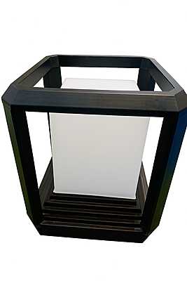 LED Gate Light Classic Cube Big - 18W (WW) Black Body