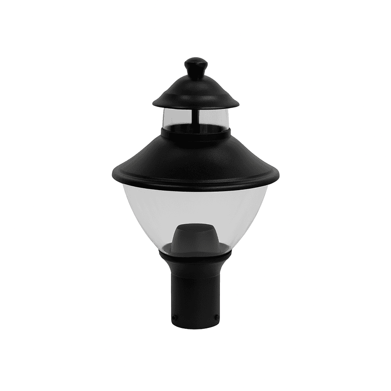 LED Gate Light Orion - 12W (WW) Black Body