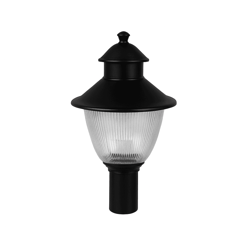 LED Gate Light Crystal - 12W (WW) Black Body
