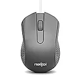 Frontech MS-0103 – Wired optical mouse with 1000 DPI, ergonomic design, and smooth tracking for precise and comfortable daily use.