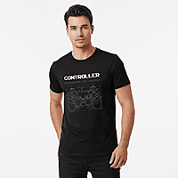 Gaming Controller Blueprint Unisex Pure Cotton T-Shirt | Half Sleeves, Round Neck, Soft & Breathable