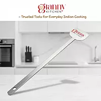 Granny Kitchen Stainless Steel Dosa Turner | Extra-Long Flat Spatula for Dosa, Roti & Chapati