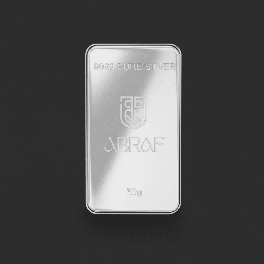ABRAF 50 gram 24 Karat Silver Mini Bar 999.9