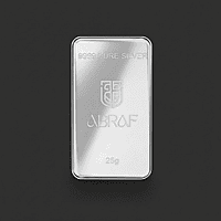 ABRAF 25 gram 24 Karat Silver Mini Bar 999.9