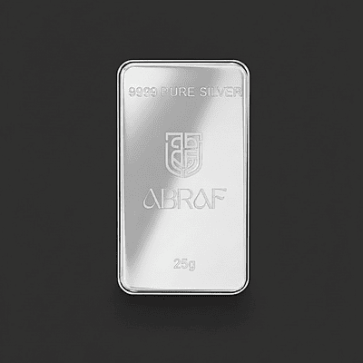 ABRAF 25 gram 24 Karat Silver Mini Bar 999.9