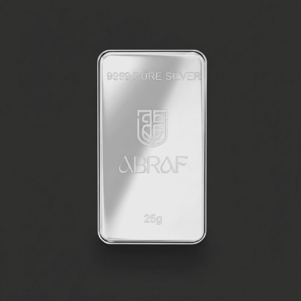 ABRAF 25 gram 24 Karat Silver Mini Bar 999.9