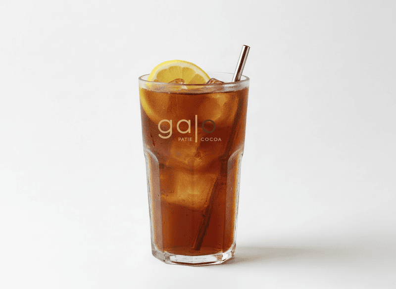 Iced Black Tea Lemon Mint