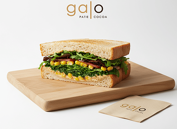 Spinach & Corn Sandwich