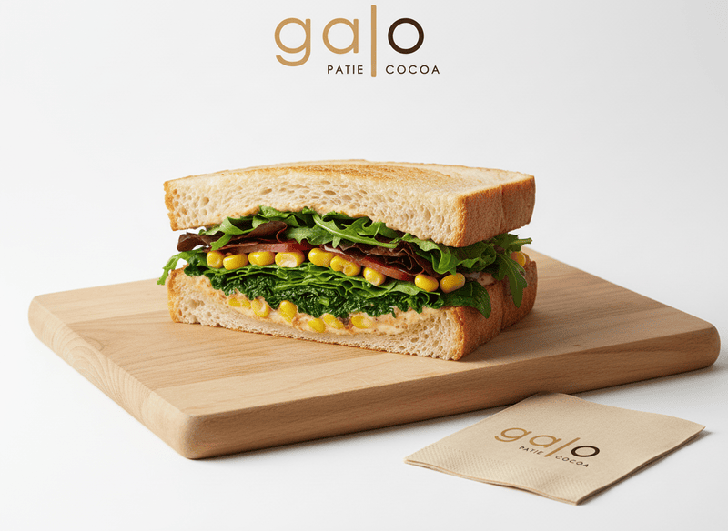 Spinach & Corn Sandwich