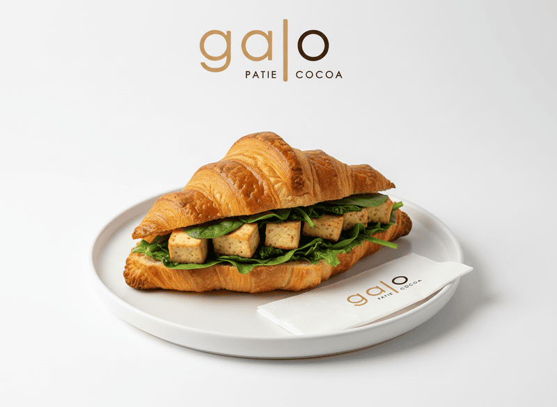 Tofu Spinach Croissant