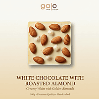 White Chocolate with Roasted Almonds