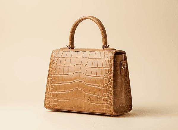 Crocodile Small Bag Black