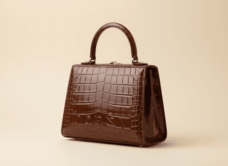 Crocodile Small Bag Brown