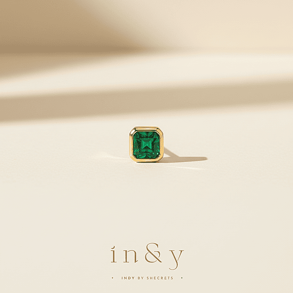Emerald Earring Stud