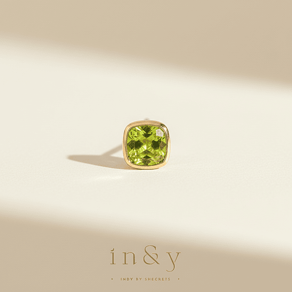 Peridot Earring Stud