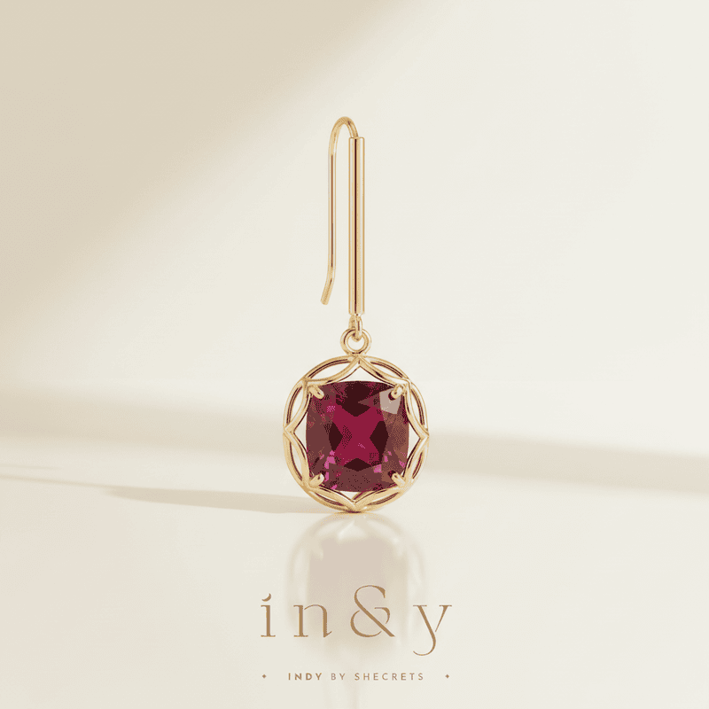 Ruby Earring Drop