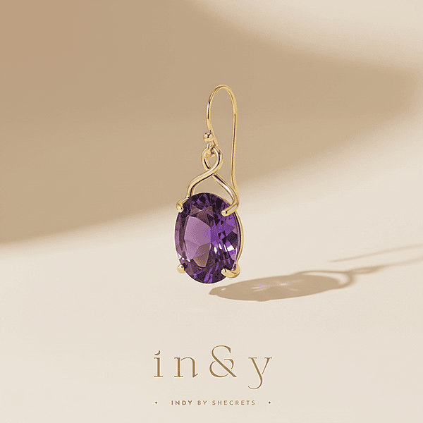 Amethyst Earring Drop