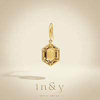 Citrine Earring Drop