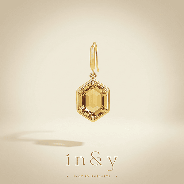 Citrine Earring Drop