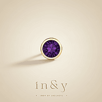 Amethyst Earring Stud