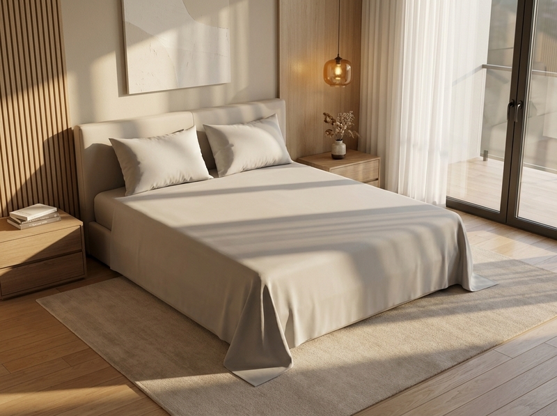 300 TC VIBRANT KING WARM SAND BEDDING SET