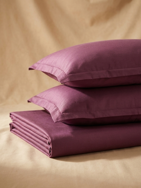 300 TC VIBRANT KING PLUM PURPLE BEDDING SET