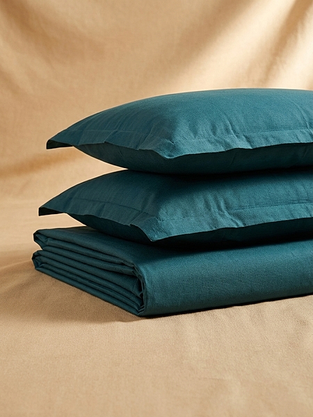 300 TC VIBRANT KING DEEP TEAL BEDDING SET