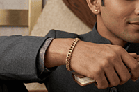 18 kt Gold Heritage Twist Gent's Bracelet