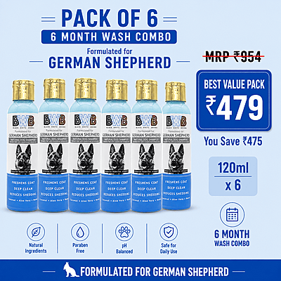 BWB GERMAN_SHEPHERD SHAMPOO-120ML BWB GERMAN_SHEPHERD SHAMPOO-120ML