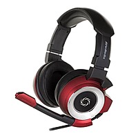 AverMedia SonicWave Gaming Headset – 50mm Drivers | USB Wired | Red | 2.2m Cable