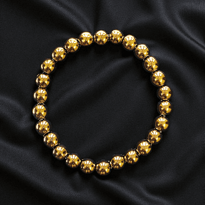 Golden Hematite Natural Stone Bracelet Golden Hematite Natural Stone Bracelet