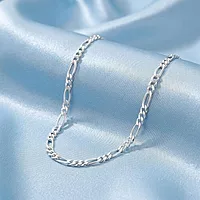 Sterling Silver Men's Figaro Chain
